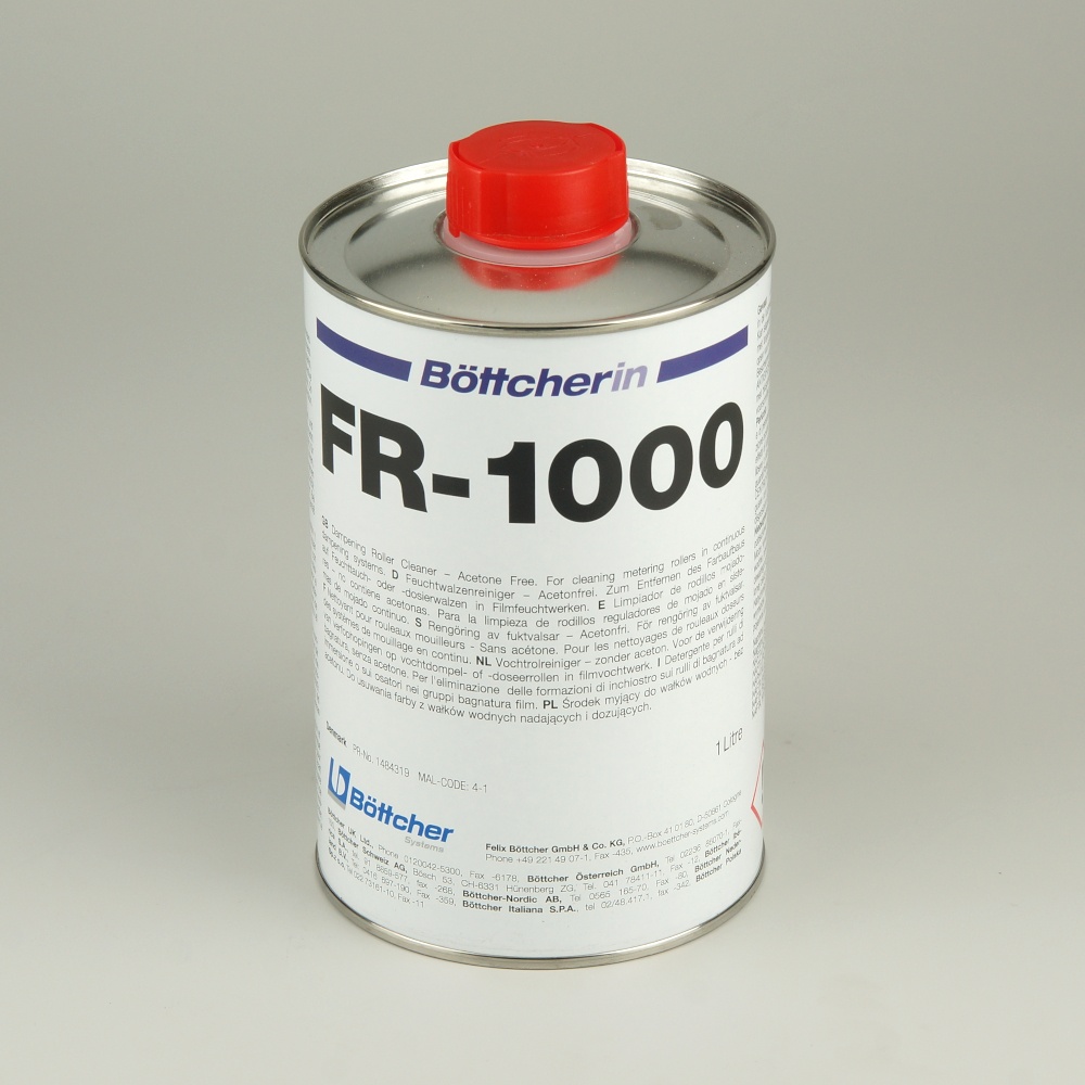 Böttcherin FR 1000 - средство для очистки всех видов валиков