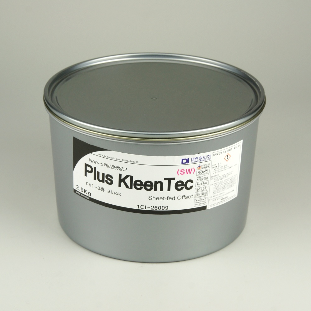 Plus Kleentec SW black - офсетная краска для листовой печати черная, 2,5кг
