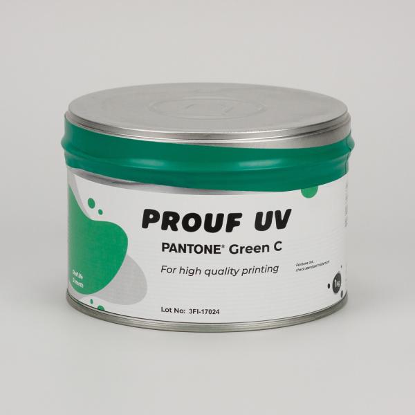 Prouf UV Pantone Green C - универсальная УФ-краска для офсетной печати