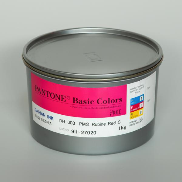 Pantone Rubine Red C - офсетная краска для листовой печати, 1кг
