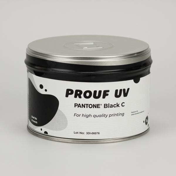Prouf UV Pantone Black C - универсальная УФ-краска для офсетной печати