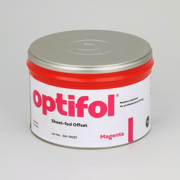 Optifol magenta – фолиевая краска для офсетной листовой печати пурпурная