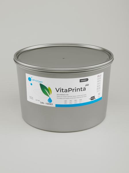 VitaPrinta Plus cyan – офсетная триадная краска с низкой миграцией синяя