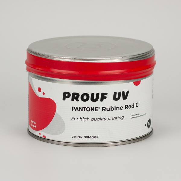 Prouf UV Pantone Rubine Red C - универсальная УФ-краска для офсетной печати