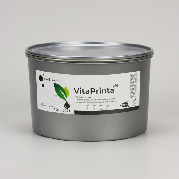 VitaPrinta Plus black – офсетная триадная краска с низкой миграцией черная
