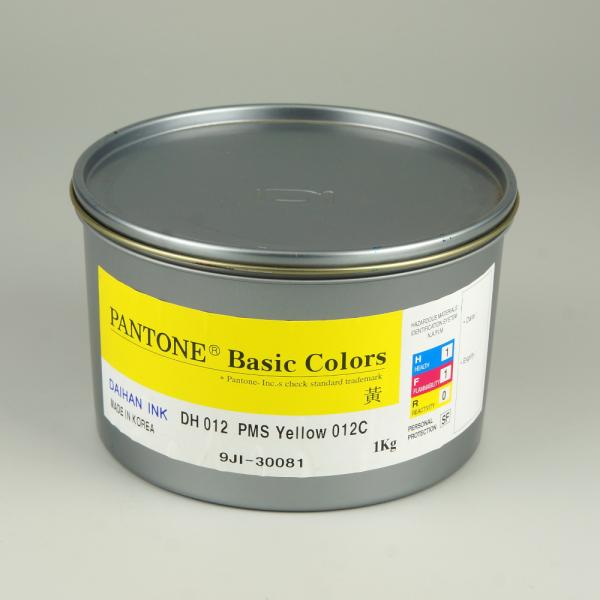Pantone Yellow 012 C - офсетная краска для листовой печати, 1кг