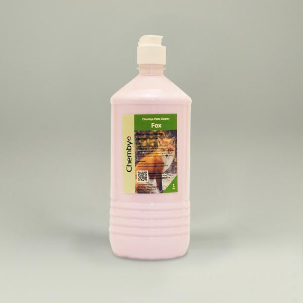Chemprint (Chembyo) Plate Cleaner Fox - универсальный очиститель-активатор пластин, 1л.