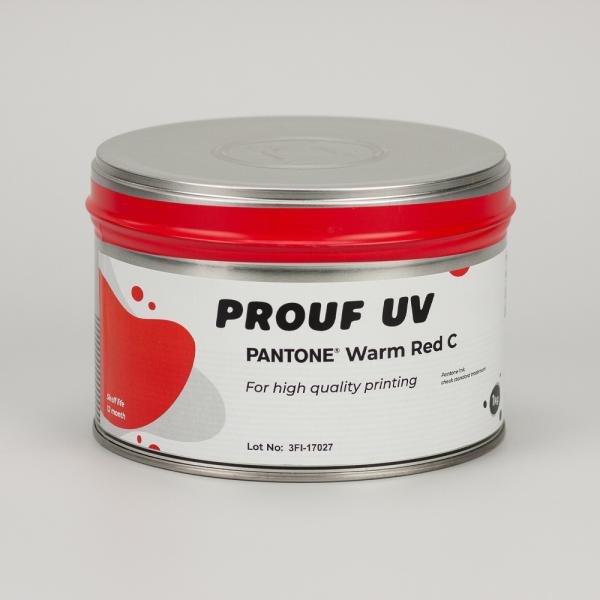 Prouf UV Pantone Warm Red C - универсальная УФ-краска для офсетной печати