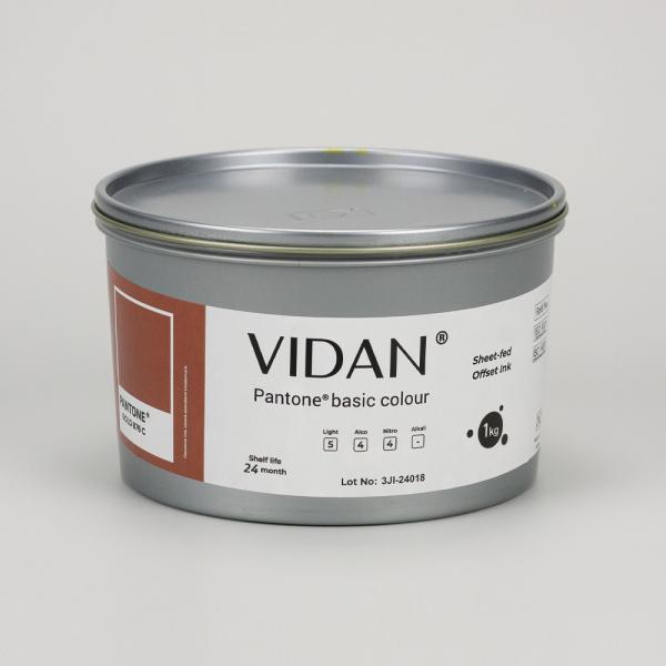 Vidan Gold 875 С - золотая металлизированная офсетная краска, 1кг