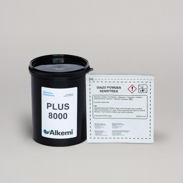 Plus 8000 - диазо-фотополимерная трафаретная эмульсия