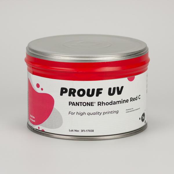 Prouf UV Pantone Rhodamin Red C - универсальная УФ-краска для офсетной печати