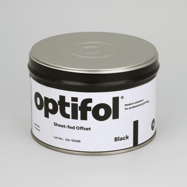 Optifol black – фолиевая краска для офсетной листовой печати черная