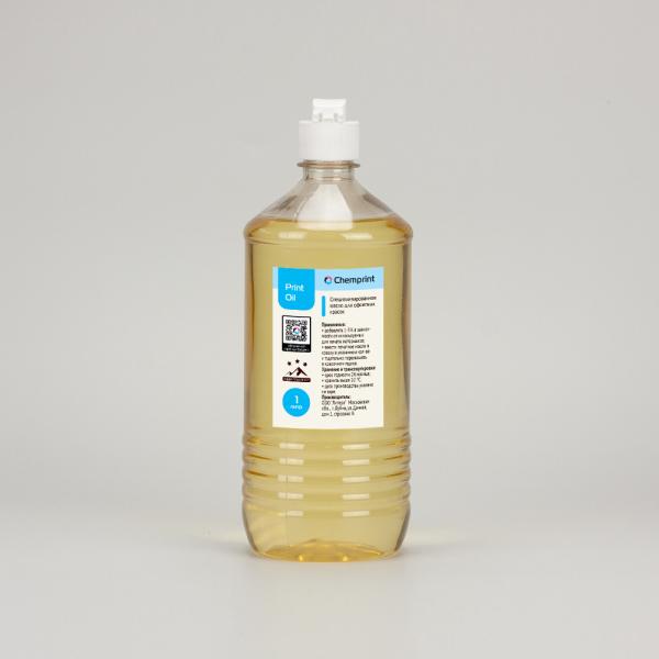 Chemprint (Chembyo) Print Oil - масло для снижения липкости и вязкости красок, 1л.