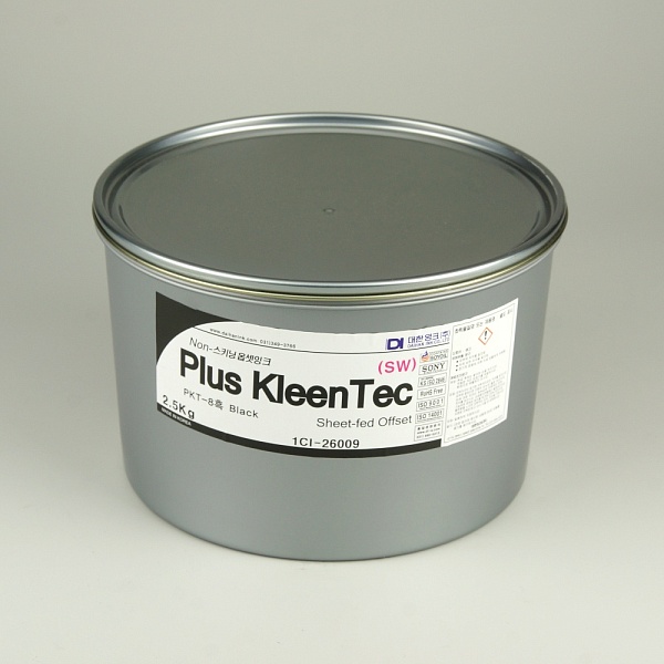 Plus Kleentec SW black - офсетная краска для листовой печати черная, 2,5кг
